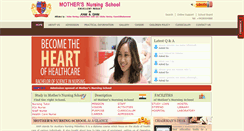 Desktop Screenshot of mothersnursingschool.org